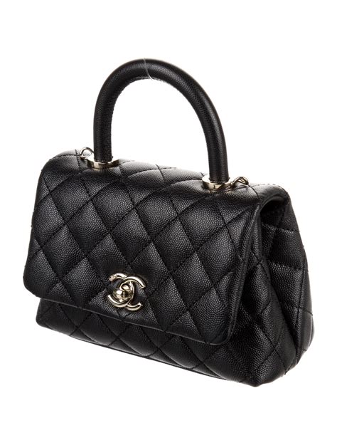 chanel coco top handle bag price|Chanel mini coco handle bag.